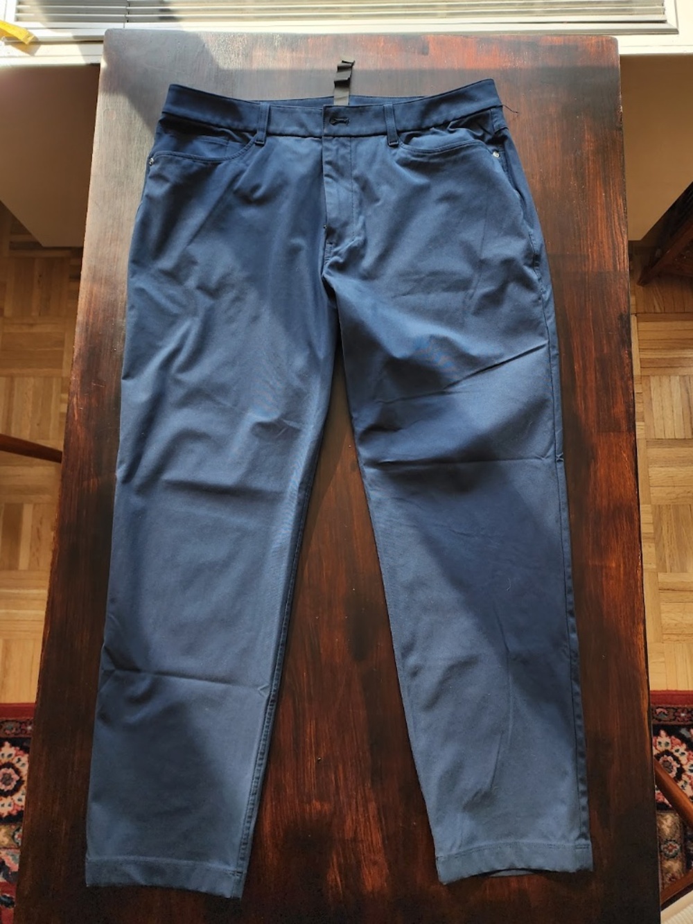 Lululemon ABC Pants Mens 34 Blue Stretch Performance Chino Trousers